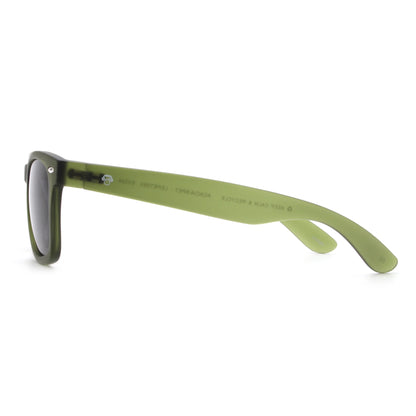 Acacia RPET Olive lentes de sol cristal Negro vista lateral unisex madera reciclada #color_negro