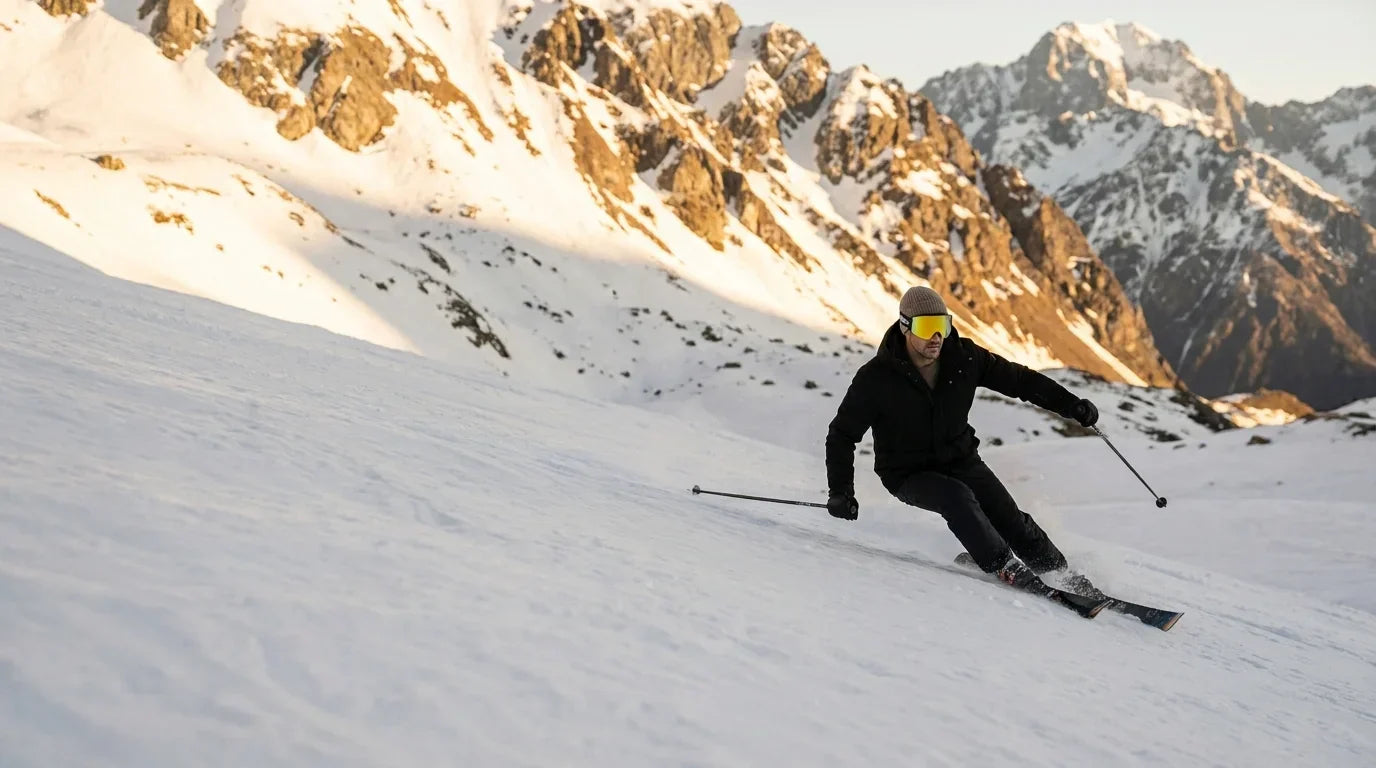 Bonoboss Antiparra de Nieve Magnet Powder Talla L Dorado - hero panoramico atleta #editorial_banner_confianza #color_dorado