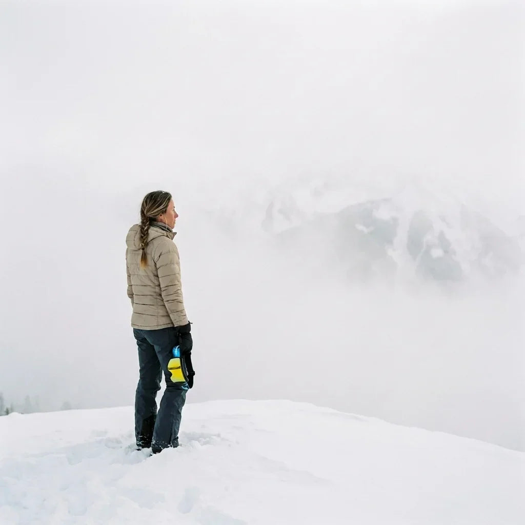 Bonoboss Antiparra de Nieve Magnet Powder Talla M Dorado - whiteout cumbre paisaje epico #editorial_lifestyle4 #color_dorado