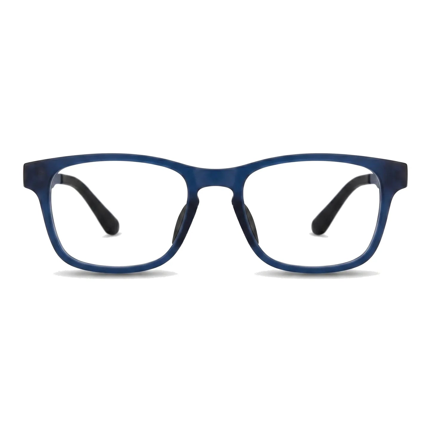 Lentes ópticos deportivos Bonoboss Bryant Azul vista frontal armazón TR90 para básquetbol #editorial_frontal #color_azul