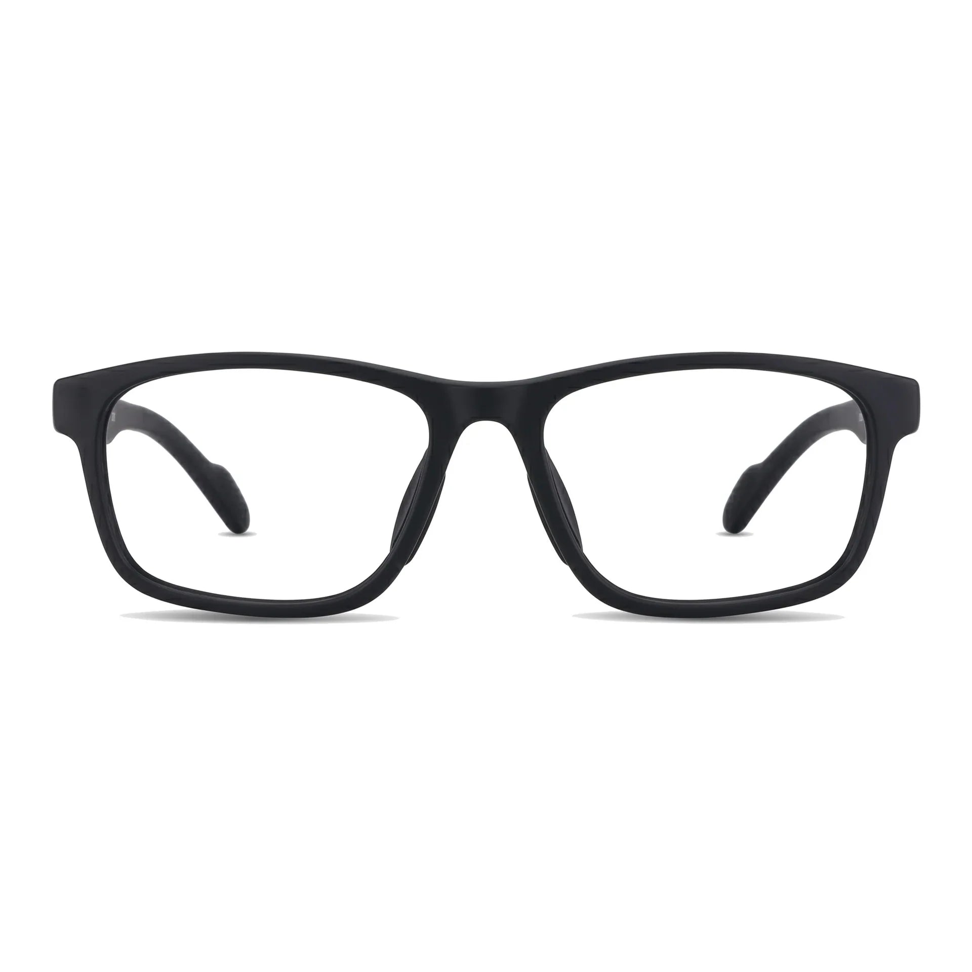 Lentes ópticos deportivos Bonoboss Bryant Negro vista frontal armazón TR90 para básquetbol #editorial_frontal #color_negro
