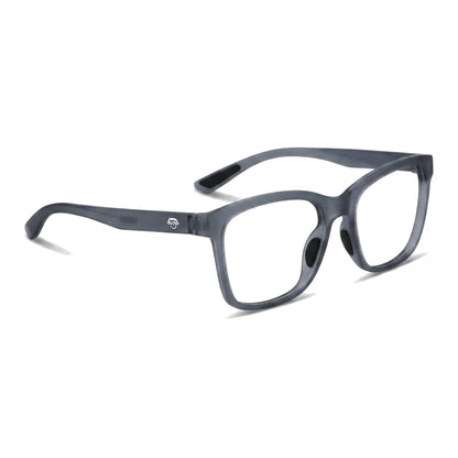 Lentes ópticos deportivos Bonoboss Comaneci Azul armazón TR90 vista tres cuartos para gimnasia #editorial_angulo45 #color_azul