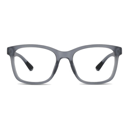 Lentes ópticos deportivos Bonoboss Comaneci Azul rectangulares vista frontal para gimnasia #editorial_frontal #color_azul