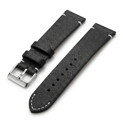 Bonoboss Correa Cuero Premium 22mm Negro - vista 3/4 oblicua #editorial_wb_3qtr #color_negro