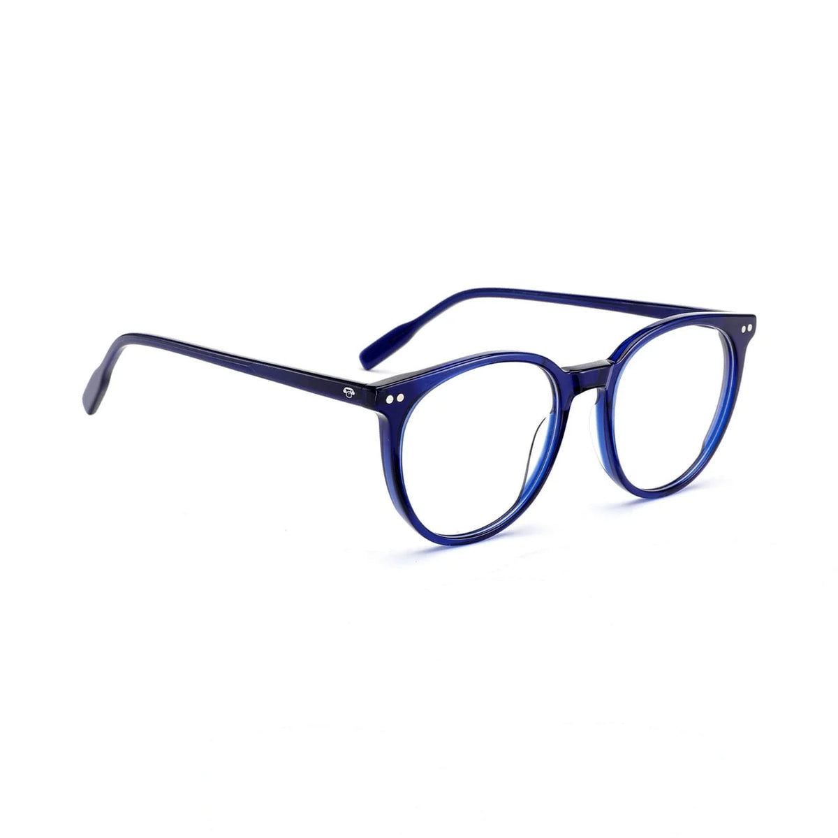 Ipa Clip Sol armazón óptico azul vista frontal solo marco sin clip magnético #color_azul #foto_frontal