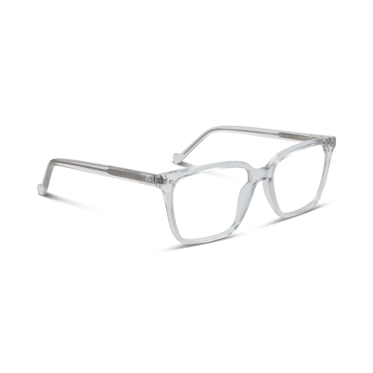 Kai Kai Clip armazón óptico transparente vista frontal solo marco sin clip magnético #color_transparente #foto_frontal