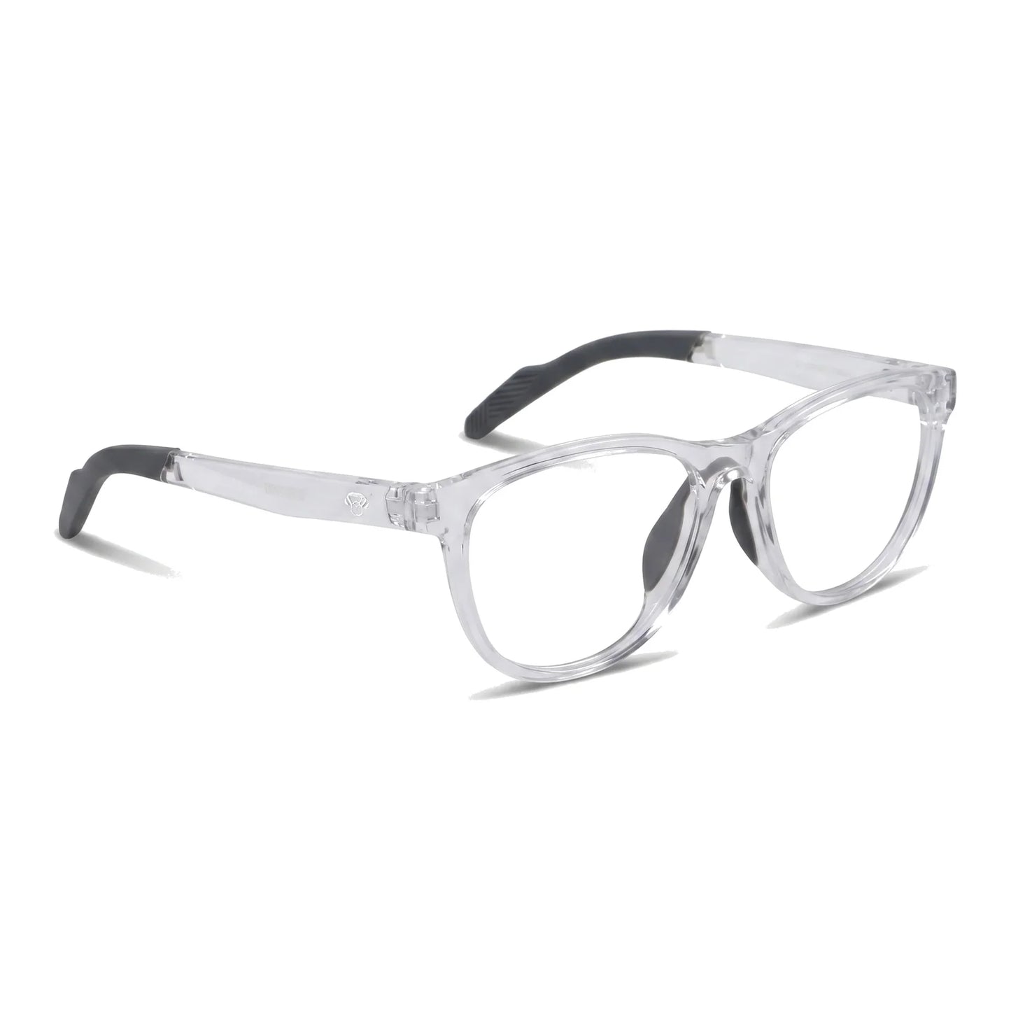Lewis Transparente Bonoboss armazón deportivo TR90 vista tres cuartos para correr #editorial_angulo45 #color_transparente
