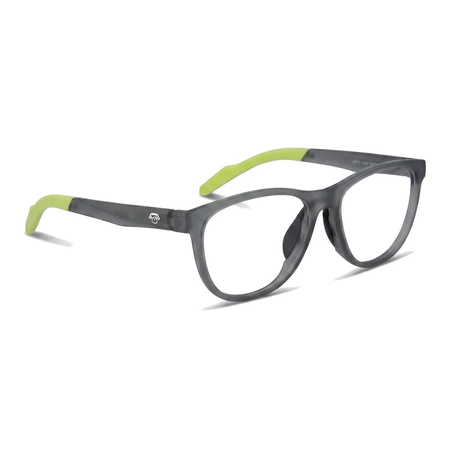 Lewis Verde Bonoboss armazón deportivo TR90 vista tres cuartos para correr #editorial_angulo45 #color_verde