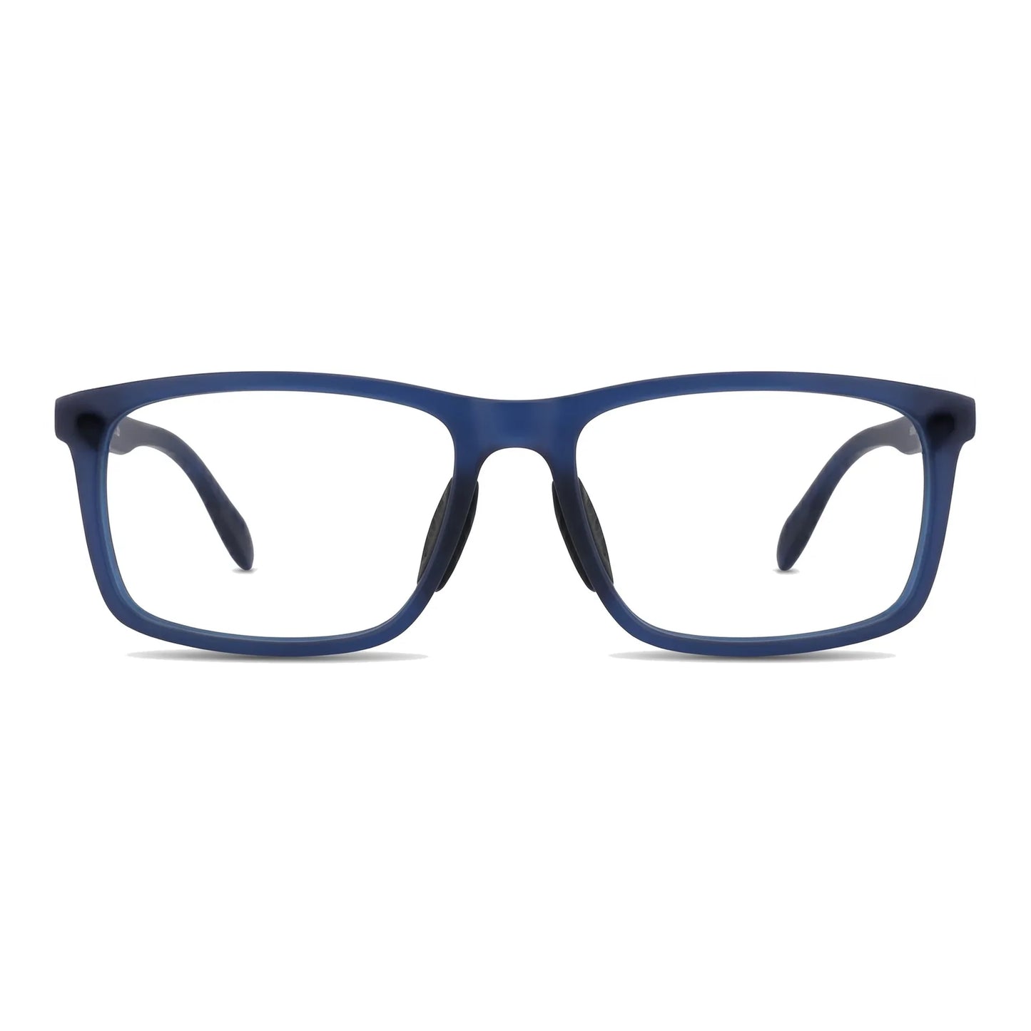 Lentes ópticos deportivos Bonoboss Phelps Azul vista frontal para natación #editorial_frontal #color_azul