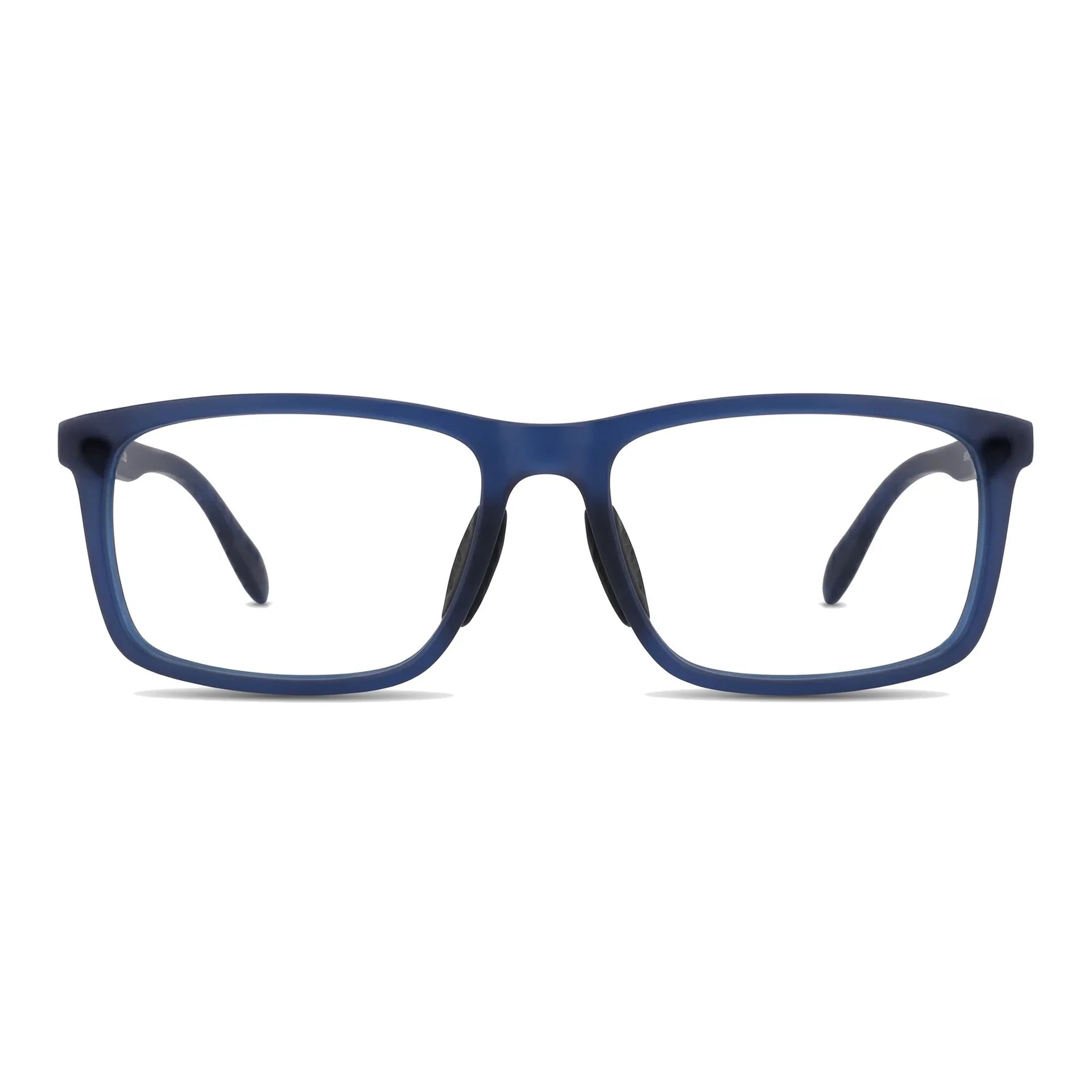 Lentes ópticos deportivos Bonoboss Phelps Azul vista frontal para natación #editorial_frontal #color_azul