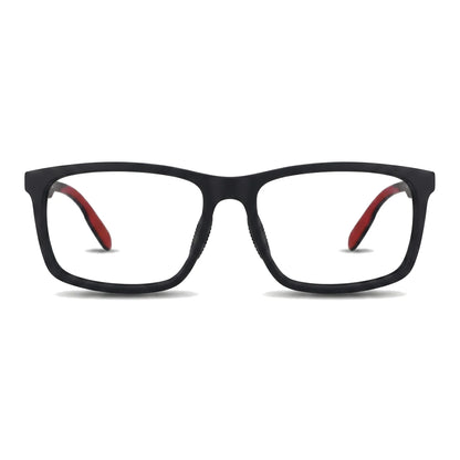 Lentes ópticos deportivos Bonoboss Phelps Rojo vista frontal para natación #editorial_frontal #color_rojo
