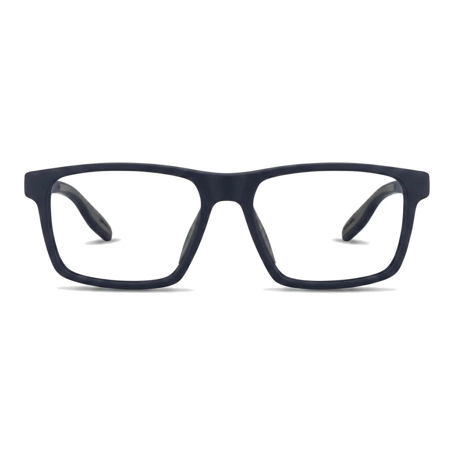 Lentes ópticos deportivos Bonoboss Senna Azul vista frontal armazón rectangular #editorial_frontal #color_azul