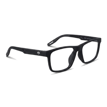 Lentes ópticos deportivos Bonoboss Senna Negro vista tres cuartos patas HydroGrip #editorial_angulo45 #color_negro