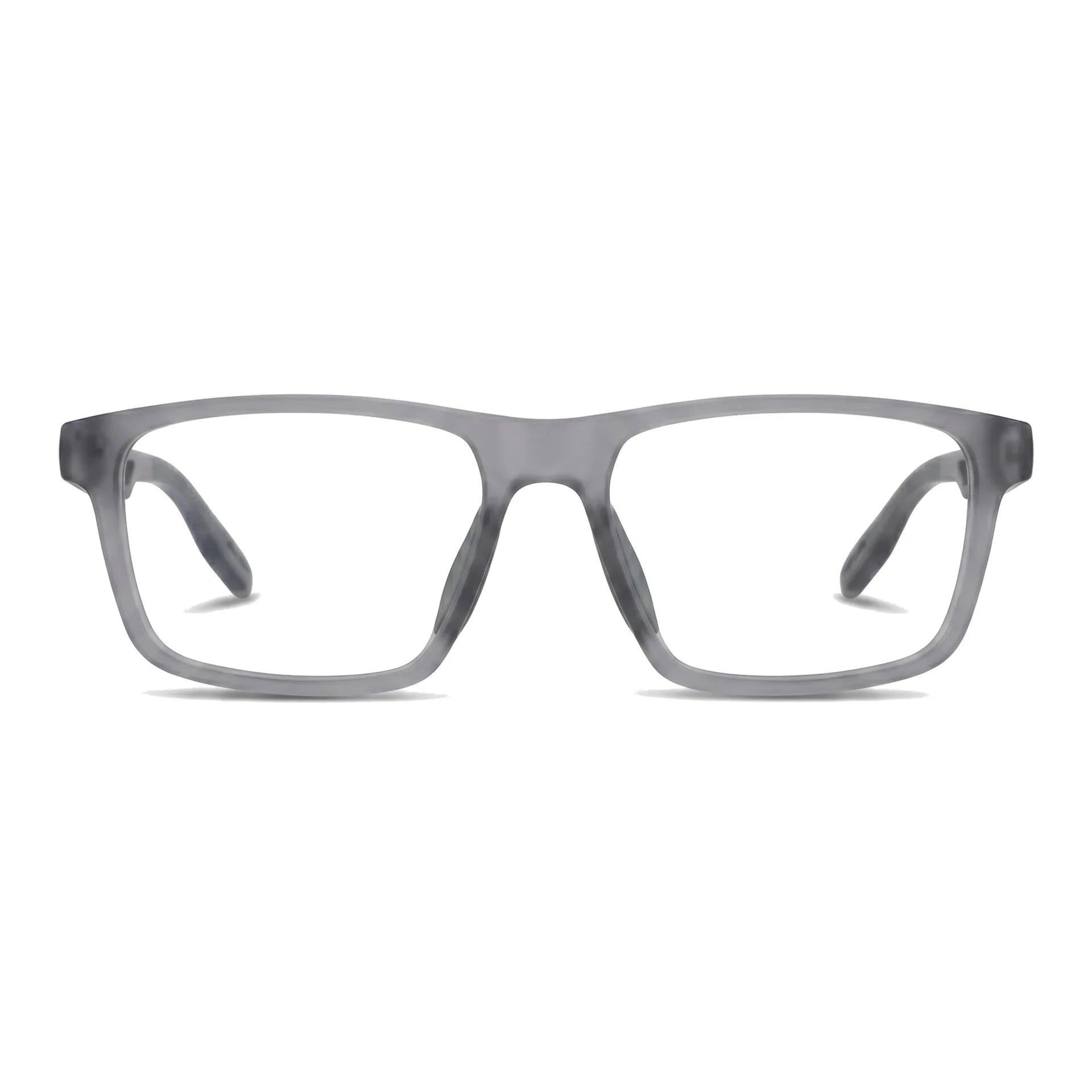 Lentes ópticos deportivos Bonoboss Senna Transparente vista frontal rectangular #editorial_frontal #color_transparente