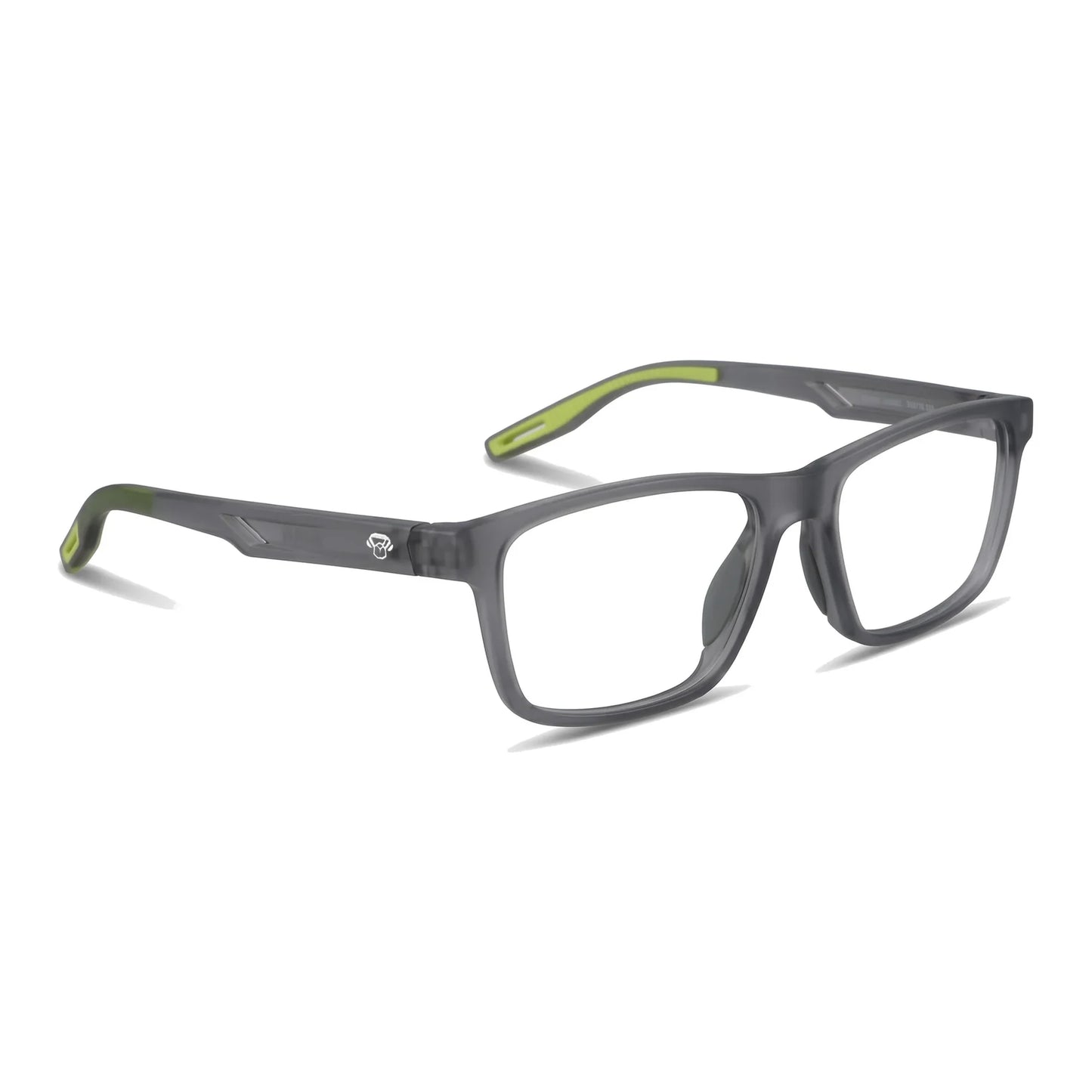 Lentes ópticos deportivos Bonoboss Senna Verde vista tres cuartos para ciclismo #editorial_angulo45 #color_verde