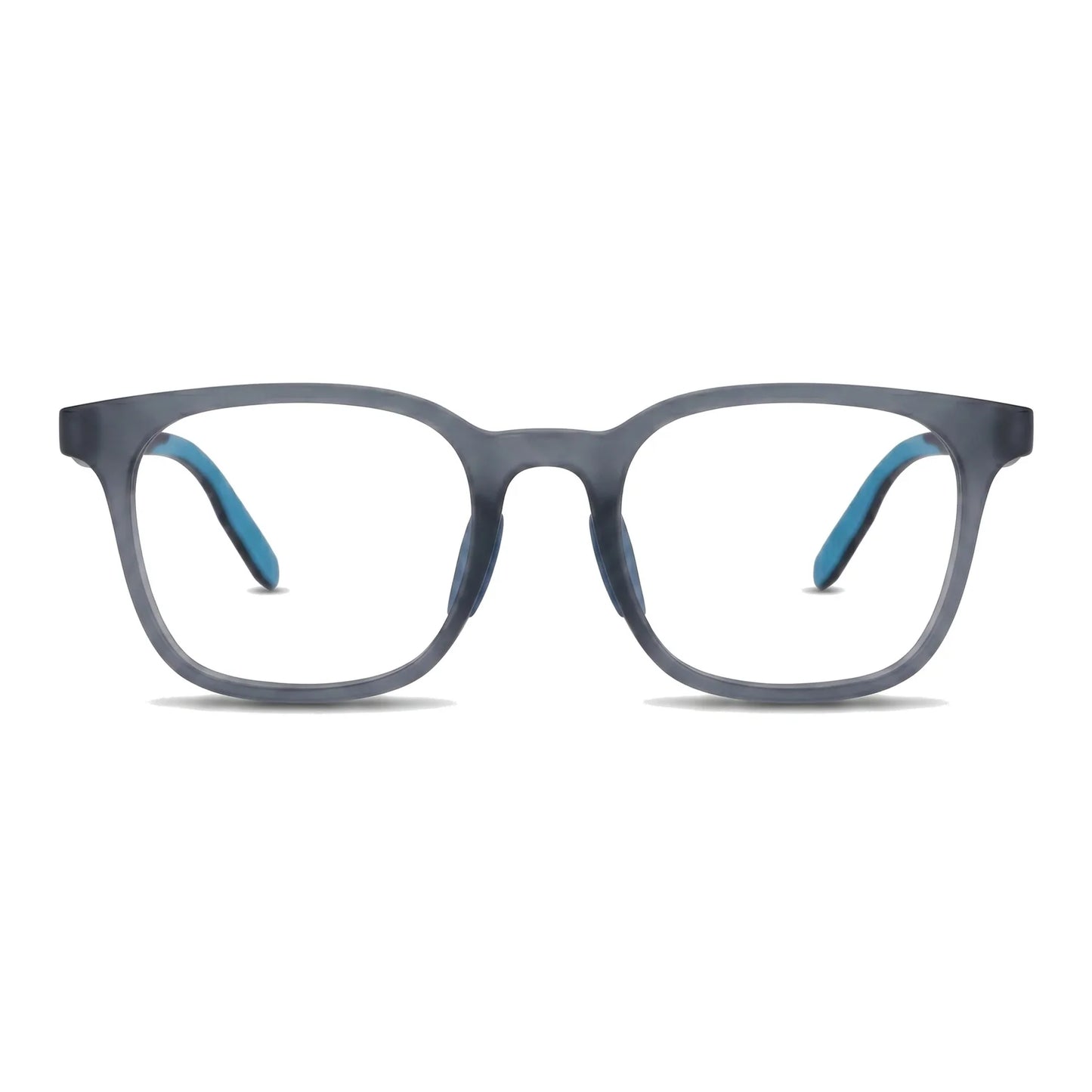Lentes ópticos deportivos Bonoboss Serena Azul armazón cuadrado para tenis vista frontal #editorial_frontal #color_azul