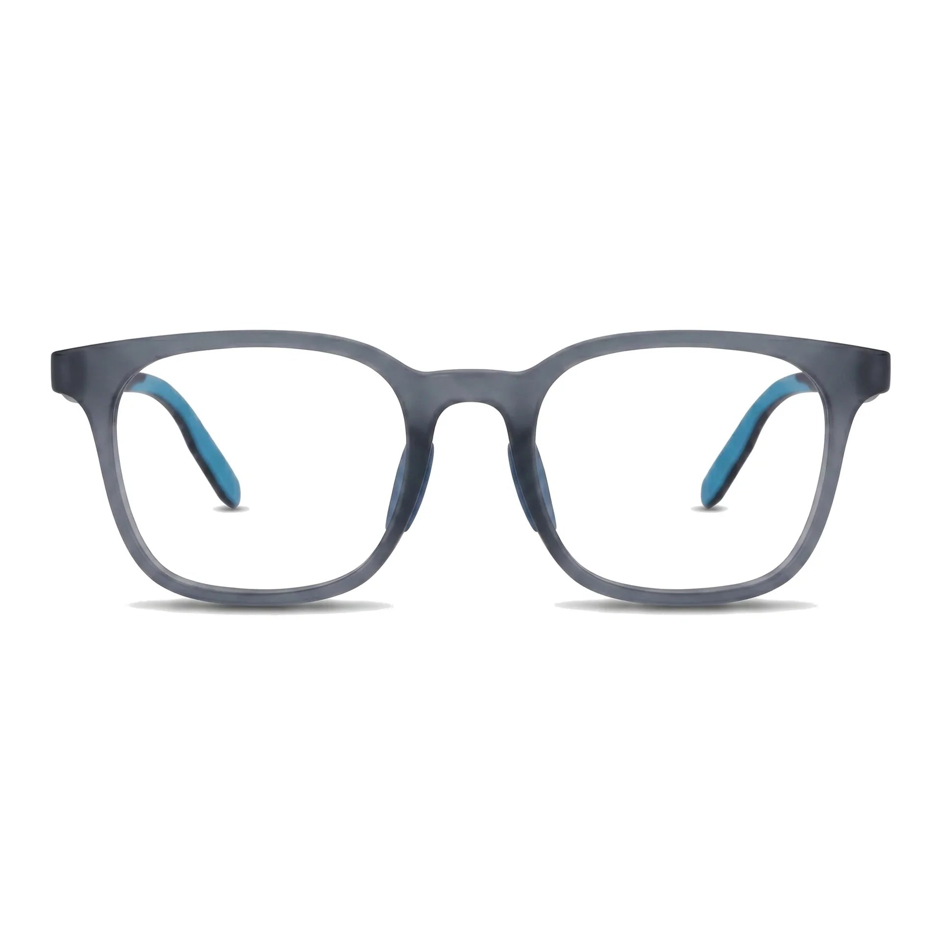 Lentes ópticos deportivos Bonoboss Serena Azul armazón cuadrado para tenis vista frontal #editorial_frontal #color_azul