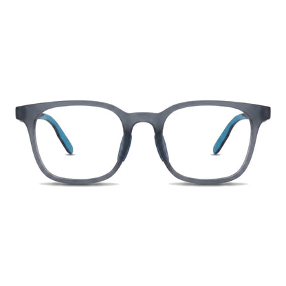 Lentes ópticos deportivos Bonoboss Serena Azul armazón cuadrado para tenis vista frontal #editorial_frontal #color_azul