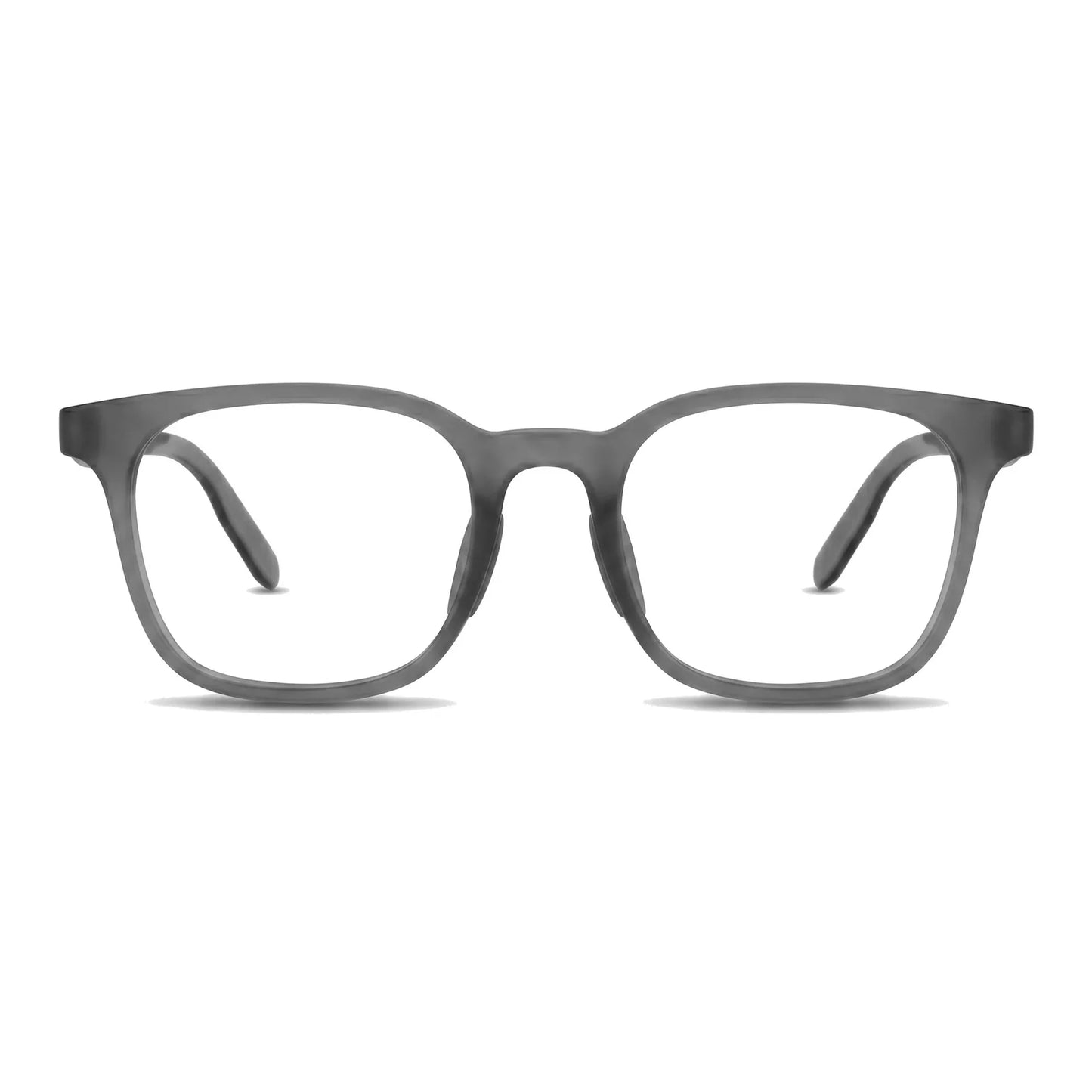 Lentes ópticos deportivos Bonoboss Serena Gris armazón cuadrado para tenis vista frontal #editorial_frontal #color_gris
