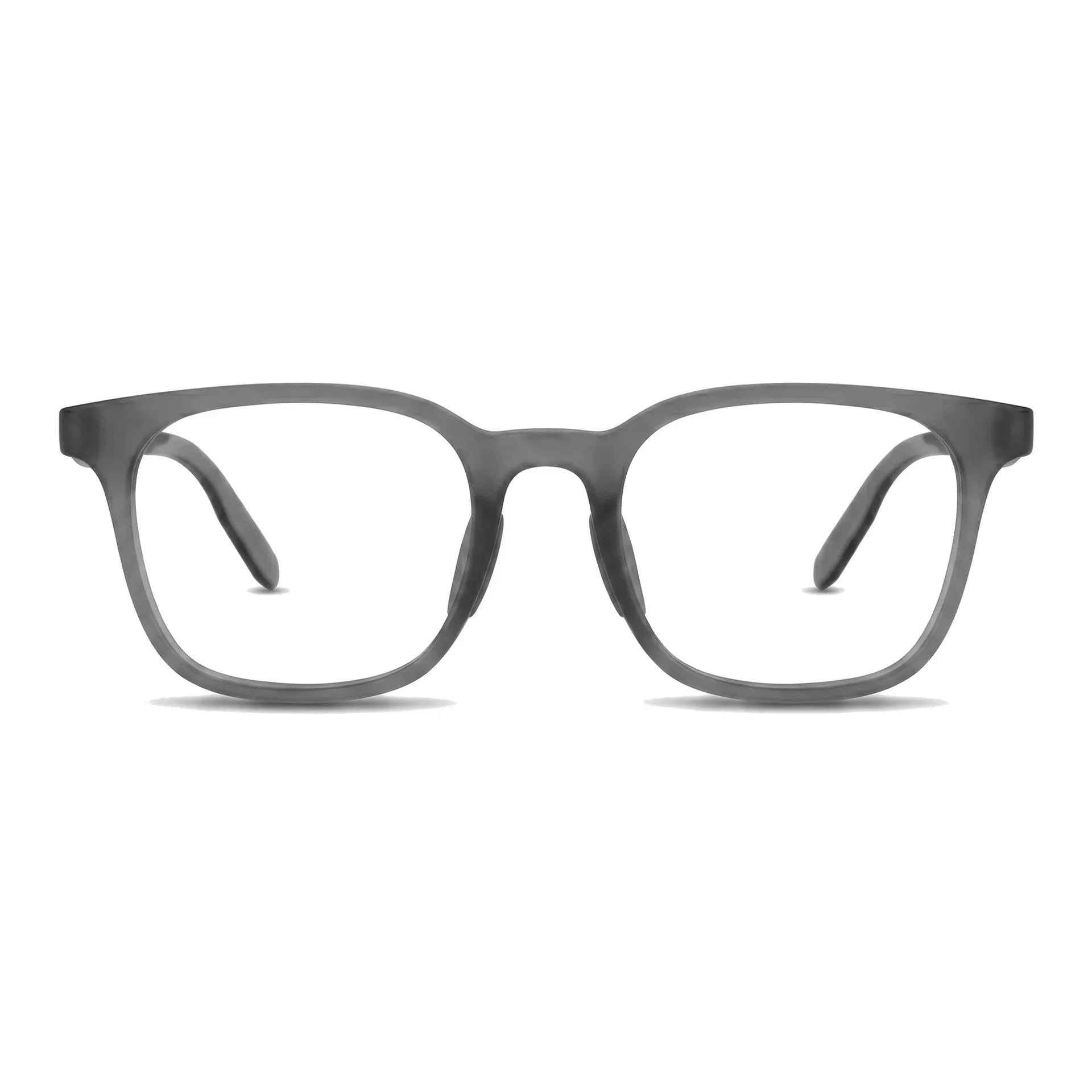 Lentes ópticos deportivos Bonoboss Serena Gris armazón cuadrado para tenis vista frontal #editorial_frontal #color_gris