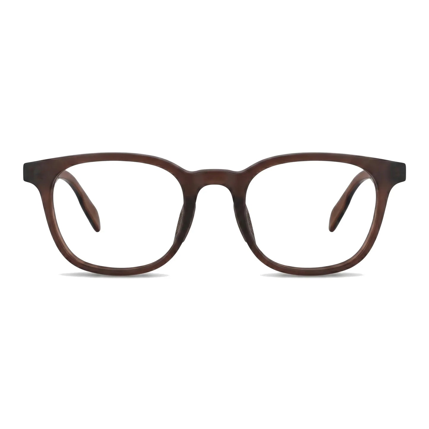 Lentes ópticos deportivos Bonoboss Serena Naranjo armazón cuadrado para tenis vista frontal #editorial_frontal #color_naranjo
