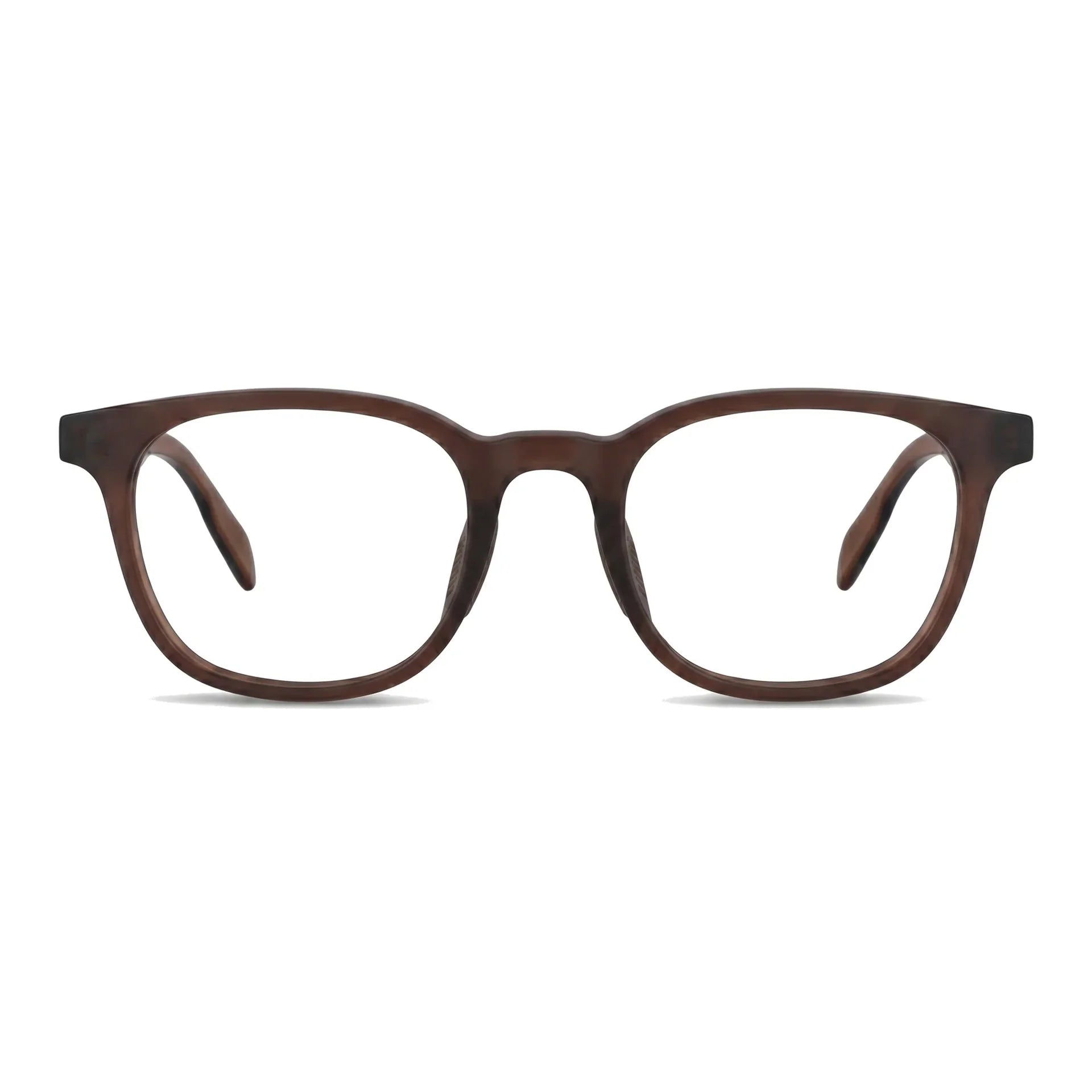Lentes ópticos deportivos Bonoboss Serena Naranjo armazón cuadrado para tenis vista frontal #editorial_frontal #color_naranjo