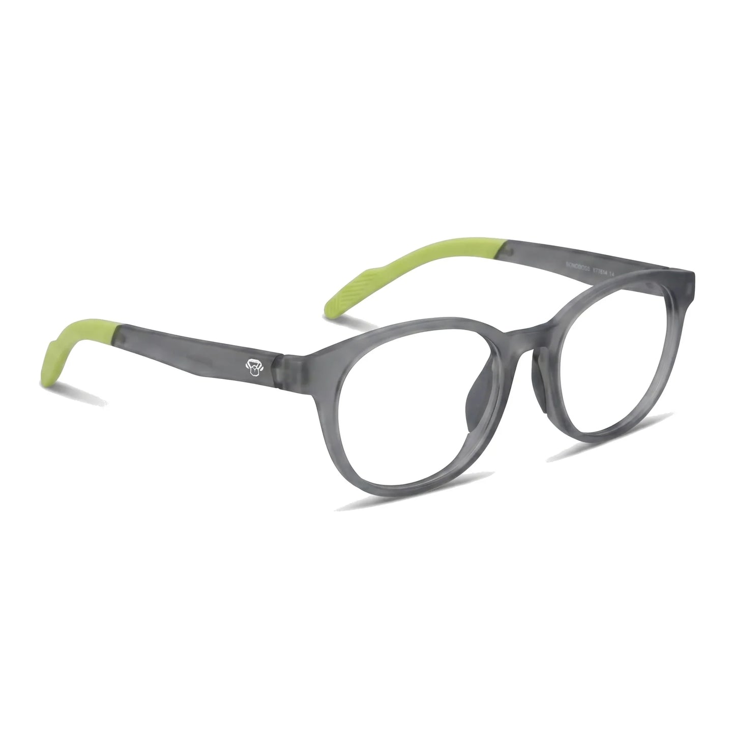 Simone Verde Lentes Ópticos Deportivos armazón redondo TR90 vista tres cuartos #editorial_angulo45 #color_verde