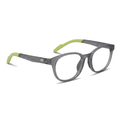 Simone Verde Lentes Ópticos Deportivos armazón redondo TR90 vista tres cuartos #editorial_angulo45 #color_verde
