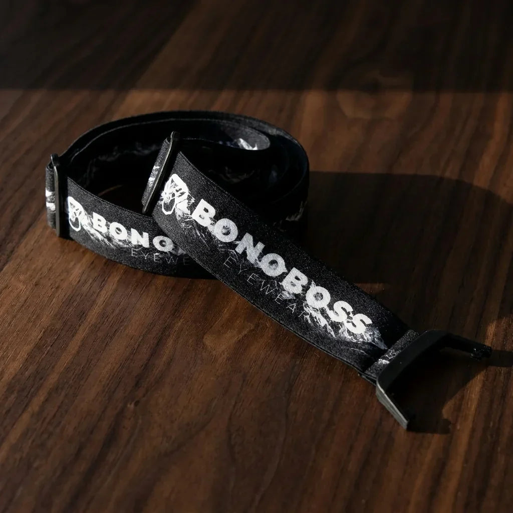 Bonoboss Strap repuesto para Antiparra de Nieve Powder Negro - still life strap detalle #editorial_armazon #color_negro