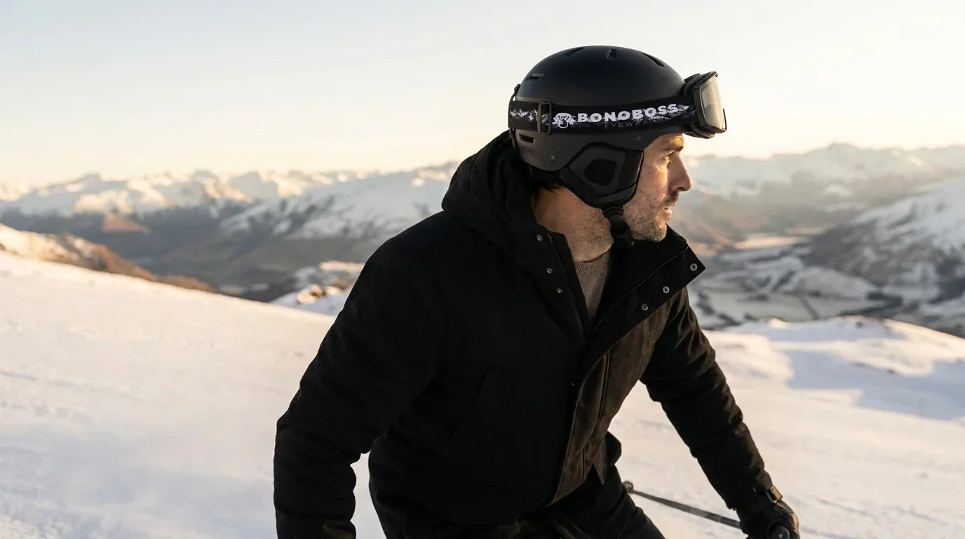 Bonoboss Strap repuesto para Antiparra de Nieve Powder Negro - hero panoramico #editorial_banner_confianza #color_negro