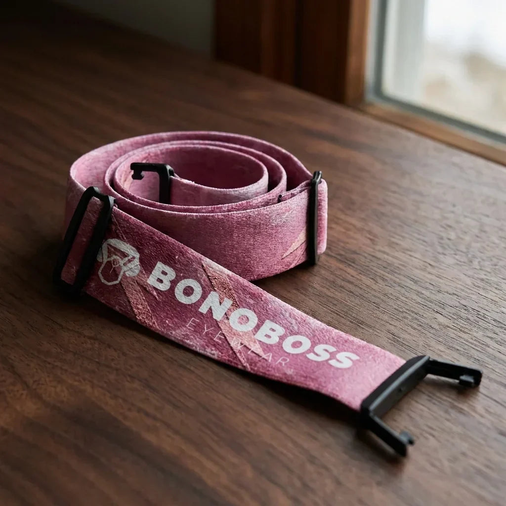 Bonoboss Strap repuesto para Antiparra de Nieve Powder Rosado - still life strap detalle #editorial_armazon #color_rosado