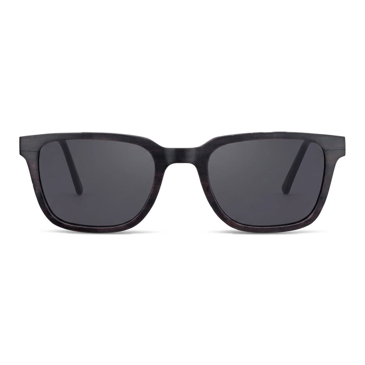 Lentes de sol Thanos Ébano Natural cristal negro vista frontal madera de ébano natural unisex #color_negro