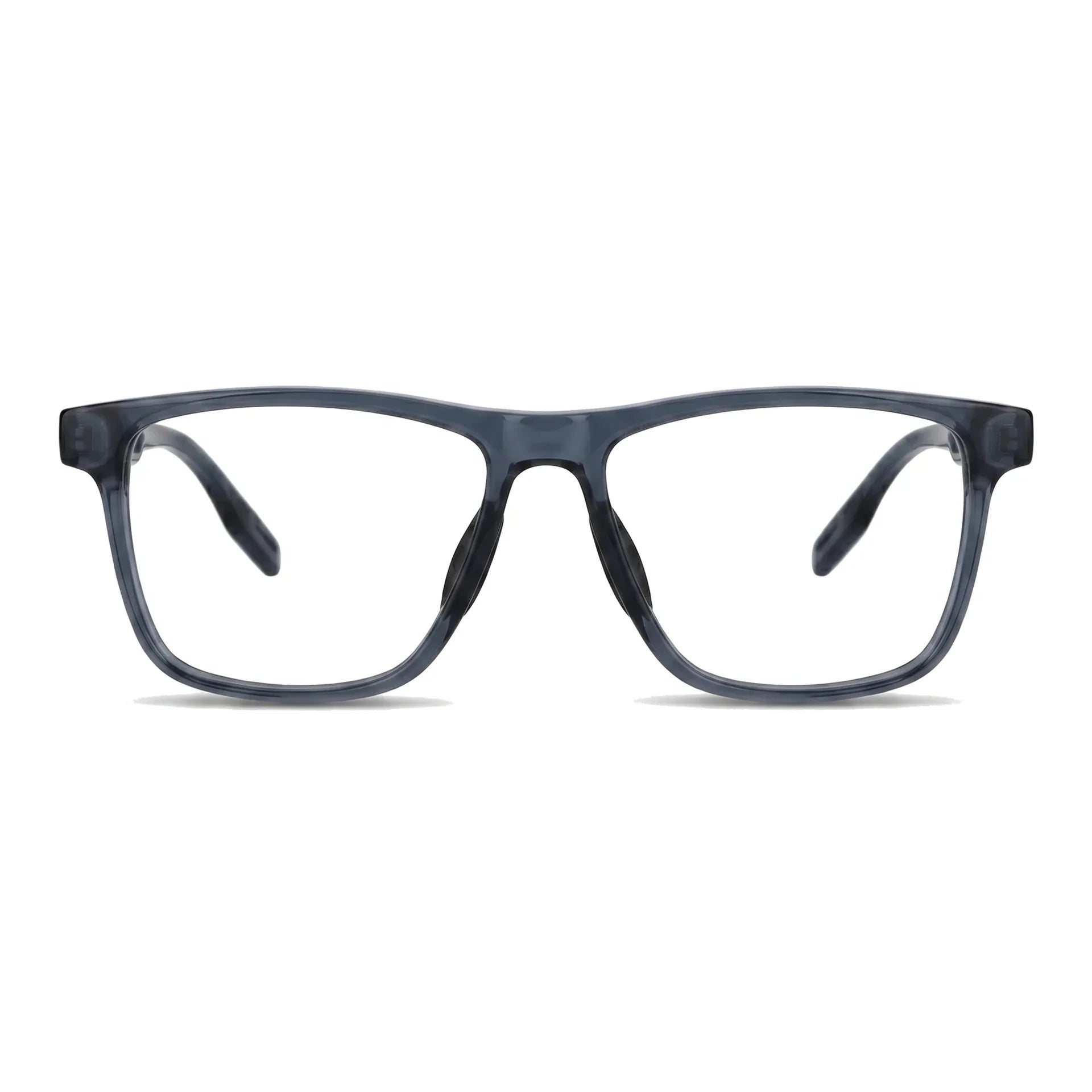 Lentes ópticos deportivos Bonoboss Tyson Azul armazón rectangular vista frontal #editorial_frontal #color_azul