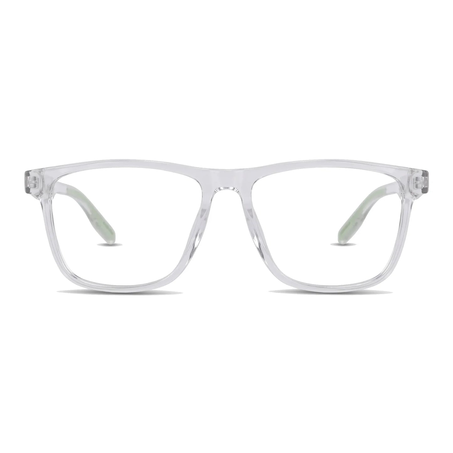 Lentes ópticos deportivos Bonoboss Tyson Transparente armazón rectangular vista frontal #editorial_frontal #color_transparente