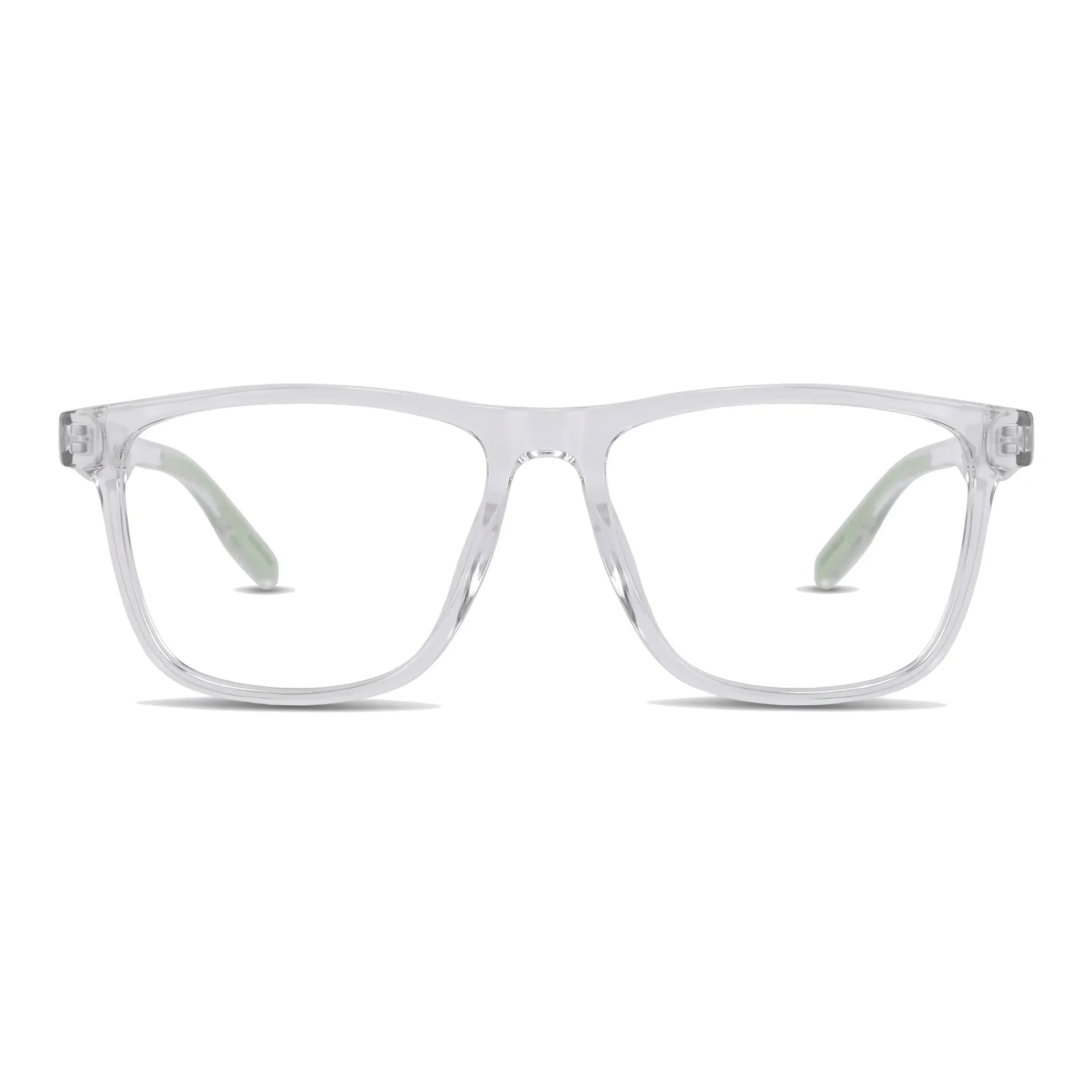 Lentes ópticos deportivos Bonoboss Tyson Transparente armazón rectangular vista frontal #editorial_frontal #color_transparente