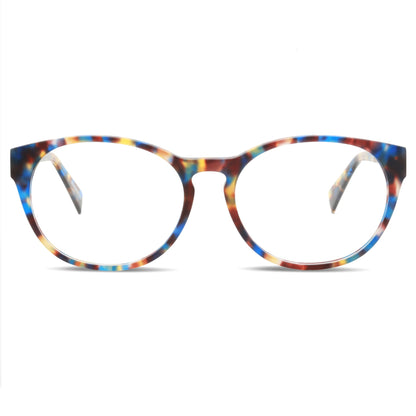 Frontal Chiloé 110 lentes ópticos hombre estampado tortuga carey bisagra reforzada #color_carey