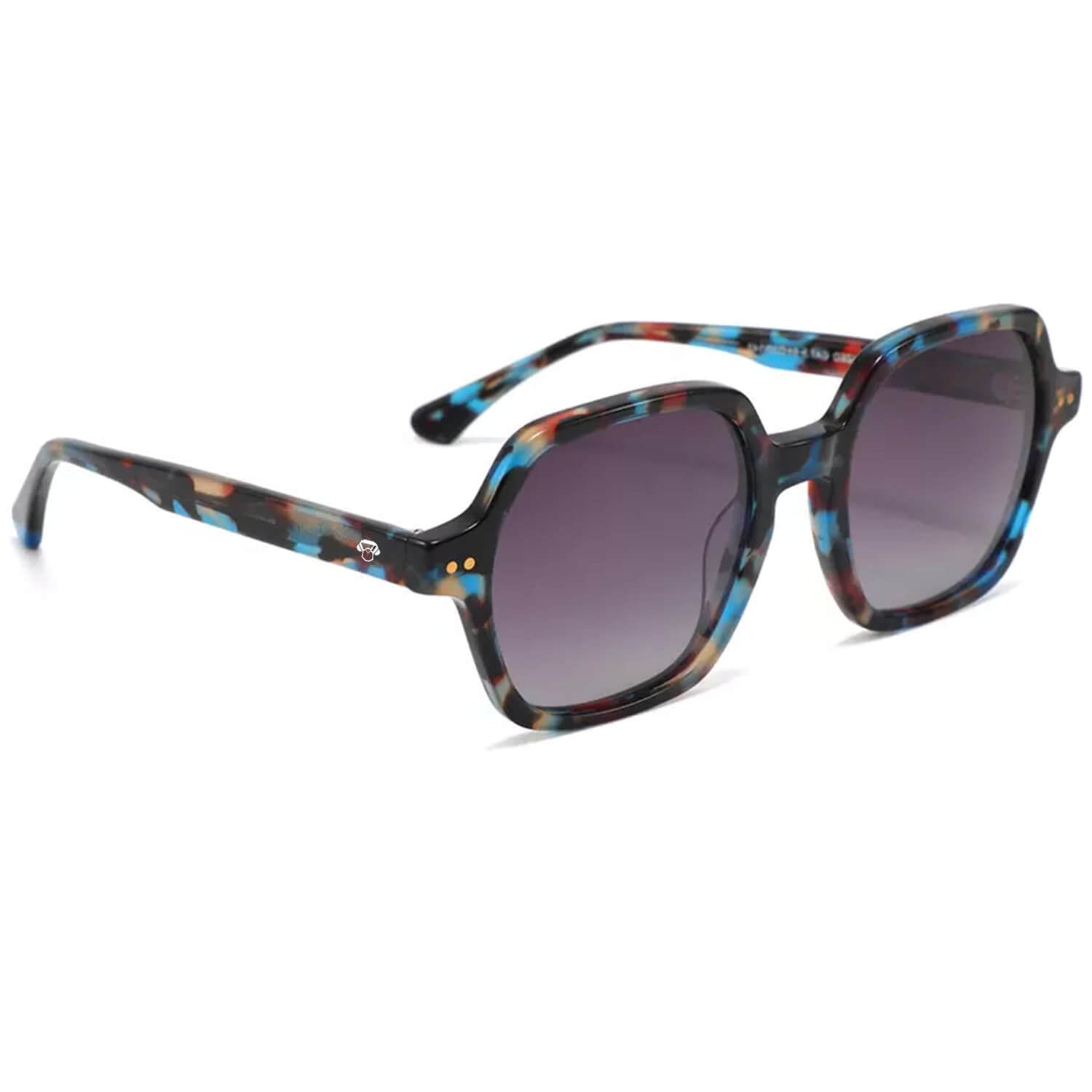 anteojos lentes de sol polarizados cuadrados grandes para mujer de color azul para hombre y mujer #color_azul