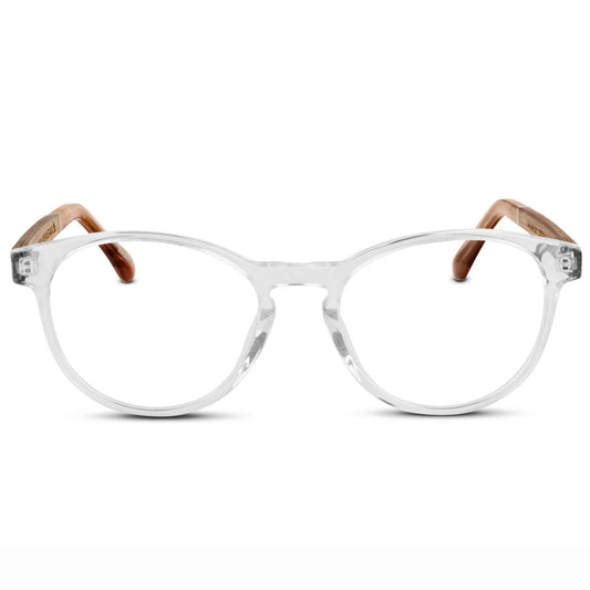 marcos lentes opticos ovalados redondos color transparente para de madera multifocal bifocal adelgazado filtro azul hombre mujer  #color_transparente