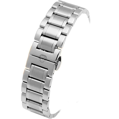 Correa Acero Inox 22mm anteojos de sol plateado diseño frontal para hombre y mujer #color_plateado