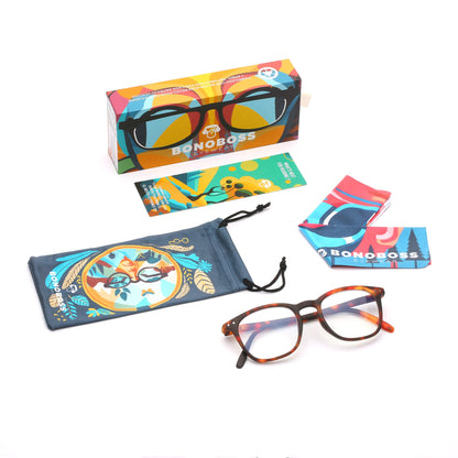 Lentes lectura Fiji Carey redondos filtro luz azul proteccion UV400 antirreflejo carey unisex Bonoboss #editorial_detail2 #color_default