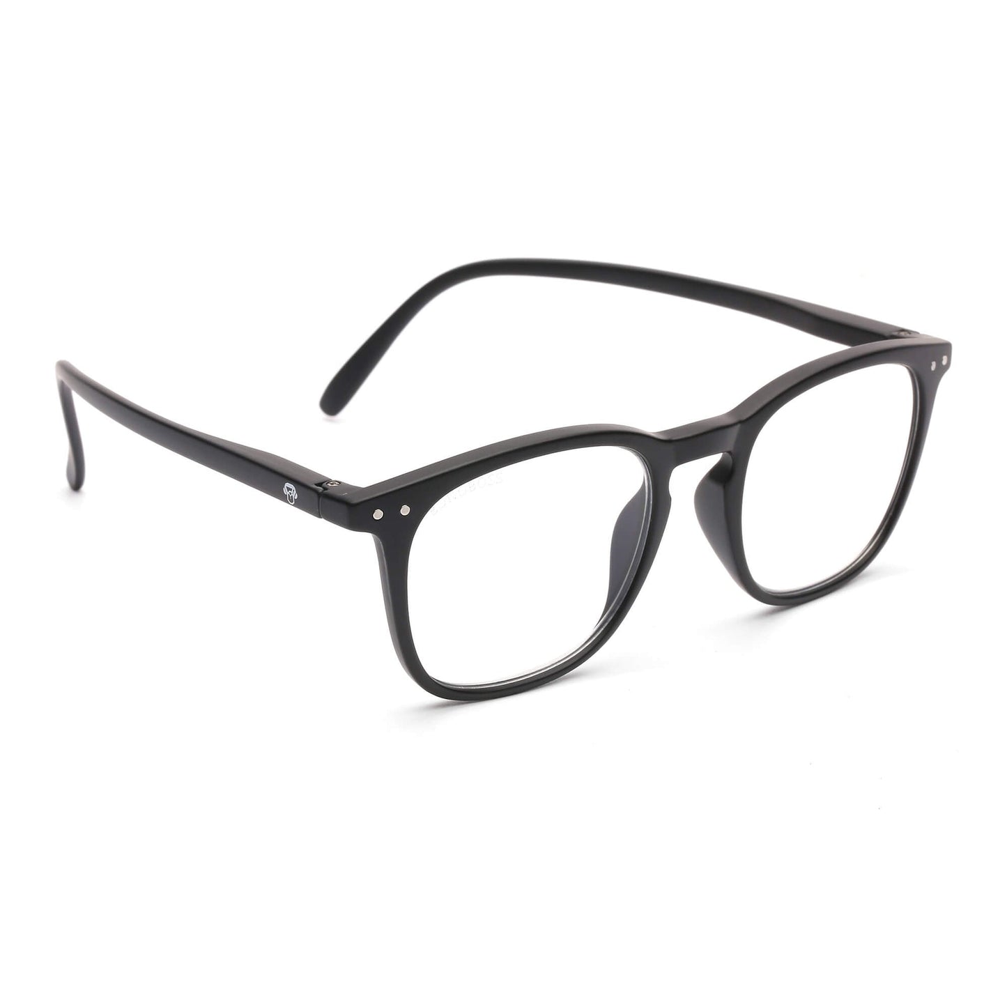 Lentes lectura Fiji Negro redondos filtro luz azul proteccion UV400 antirreflejo negro mate unisex Bonoboss
