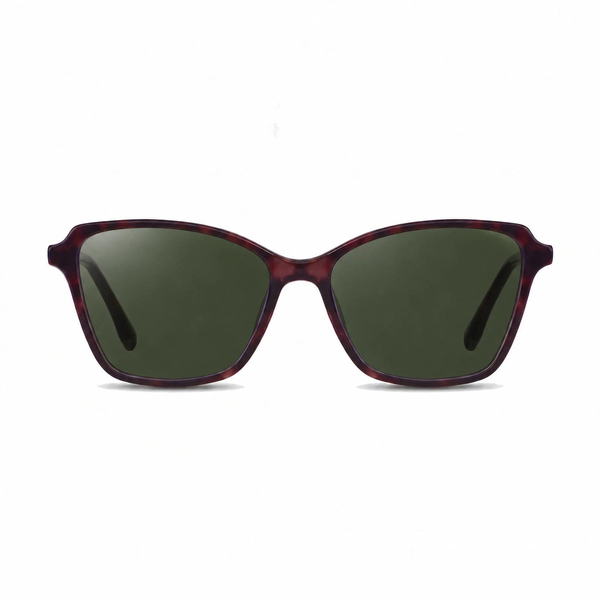 Lentes de sol Fiore 1006 Morado con cristal G15 polarizado UV400, vista frontal para mujer #color_g15 #foto_frontal
