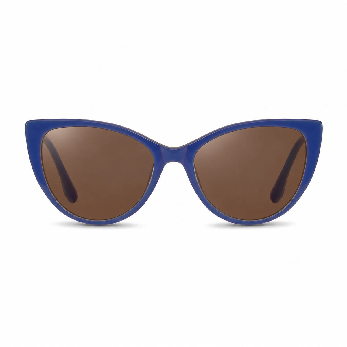 Lentes de sol Fiore 1010 Verde con cristal café polarizado UV400, vista frontal para mujer #color_cafe #foto_frontal