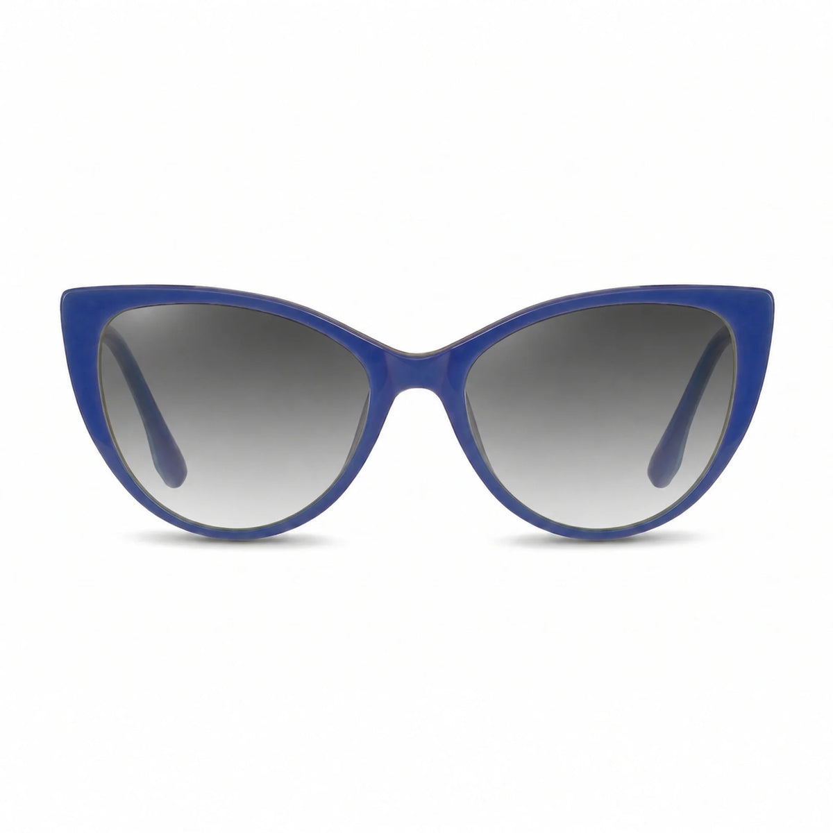 Lentes de sol Fiore 1010 Verde con cristal gradiente gris polarizado UV400, vista frontal para mujer #color_gradiente-gris #foto_frontal