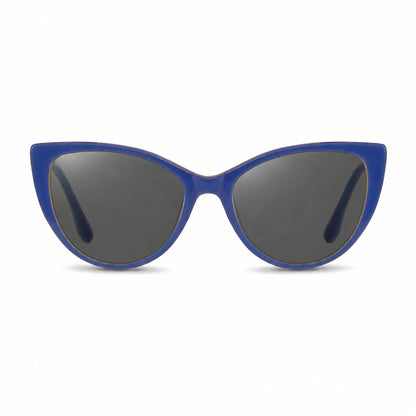 Lentes de sol Fiore 1010 Verde con cristal negro polarizado UV400, vista frontal para mujer #color_negro #foto_frontal