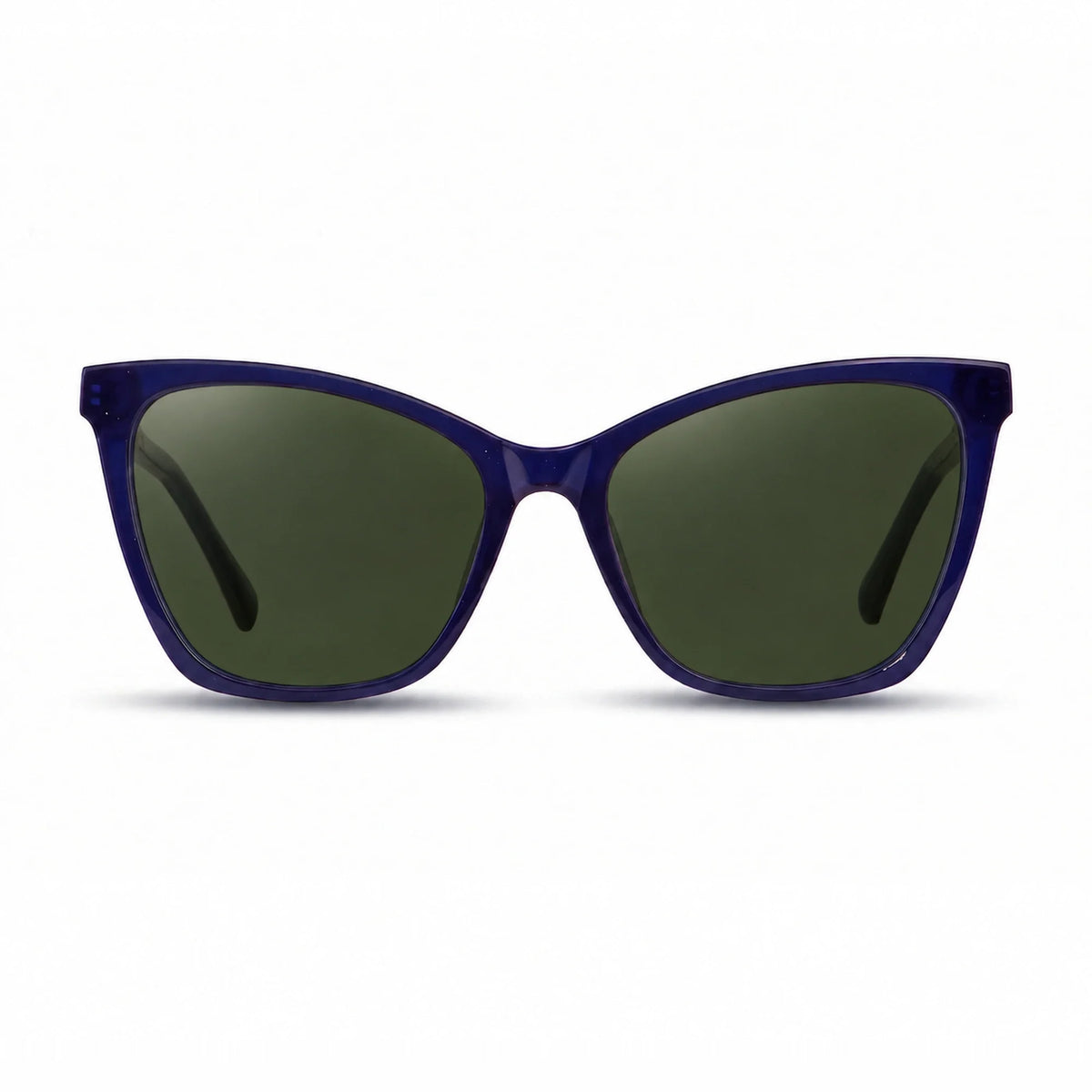 Lentes de sol Fiore 10172 Azul con cristal G15 polarizado UV400, vista frontal para mujer #color_g15 #foto_frontal