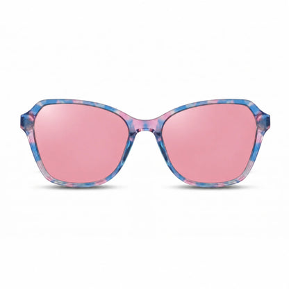 Lentes de sol Fiore 1030 Rosado con cristal rosado polarizado UV400, vista frontal para mujer #color_rosado #foto_frontal