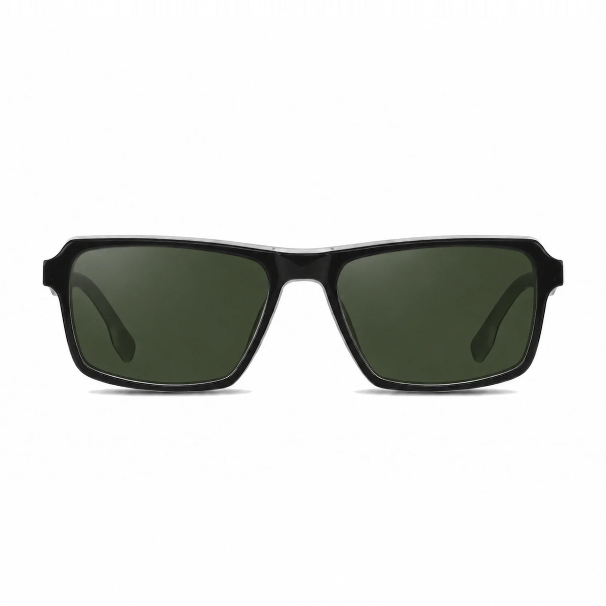 Lentes de sol Fiore 1038 Blanco con cristal G15 polarizado UV400, vista frontal para hombre y mujer #color_g15 #foto_frontal