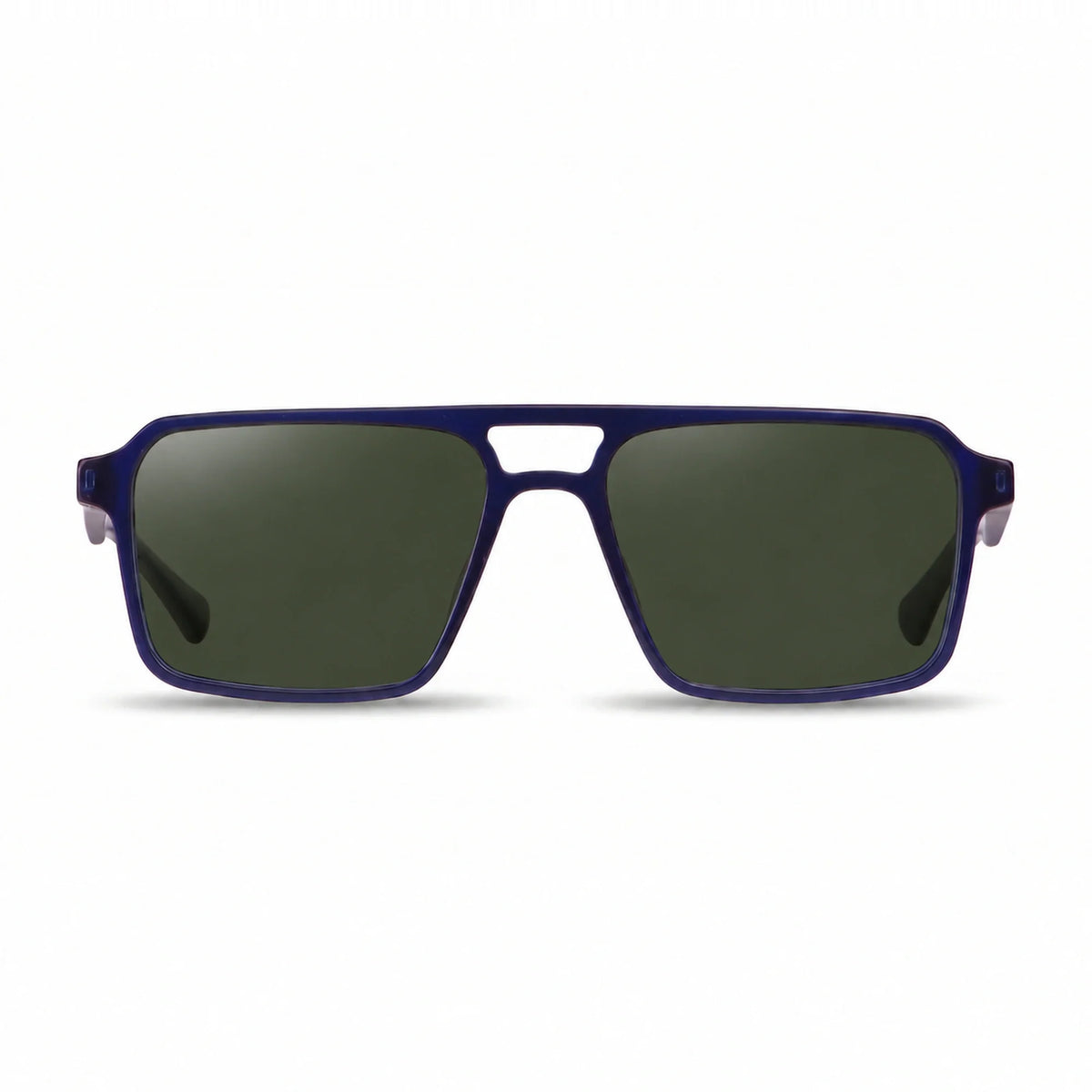 Lentes de sol Fiore 1039 Azul con cristal G15 polarizado UV400, vista frontal para hombre y mujer #color_g15 #foto_frontal