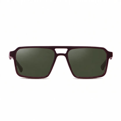 Lentes de sol Fiore 1039 Brown con cristal G15 polarizado UV400, vista frontal para hombre y mujer #color_g15 #foto_frontal